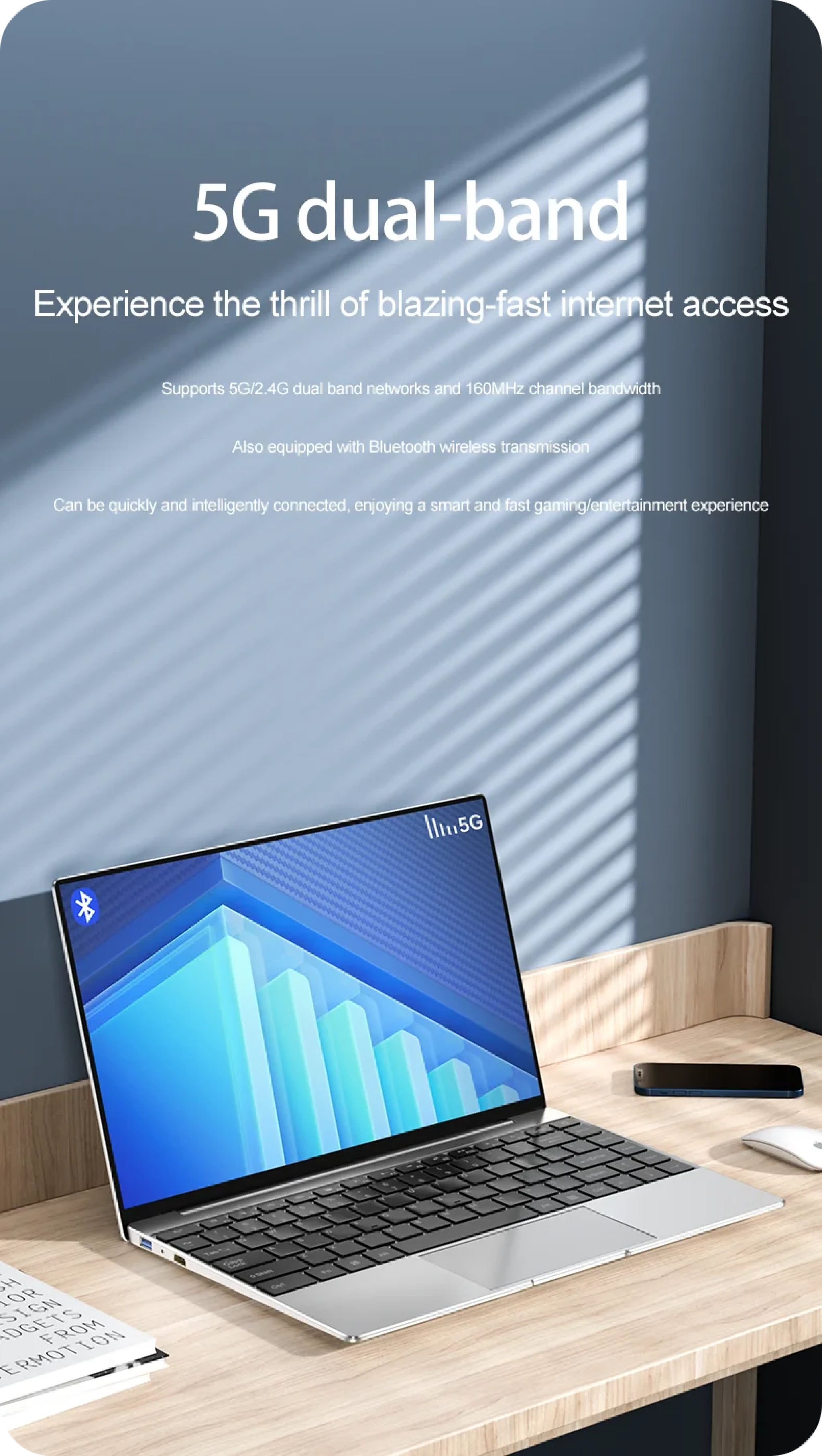 Intel 4405U New Ultra Slim Laptop