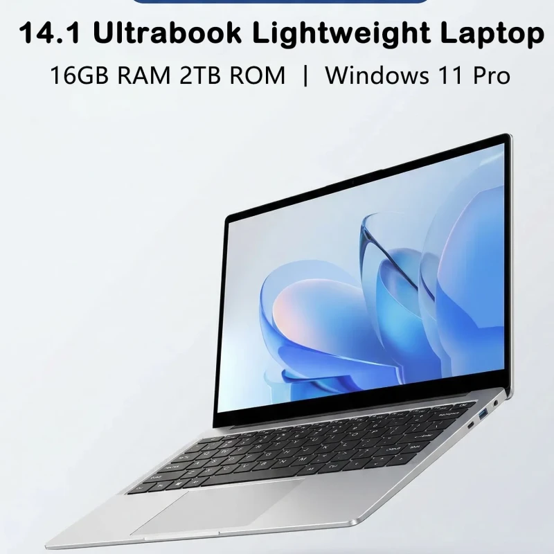 New Ultra Slim Laptop 14.1" 16GB RAM 2TB SSD Intel 4405U Gaming PC 1920*1080 Dis